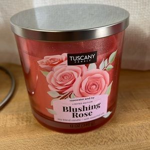 New Blushing Rose Tuscany Candle
